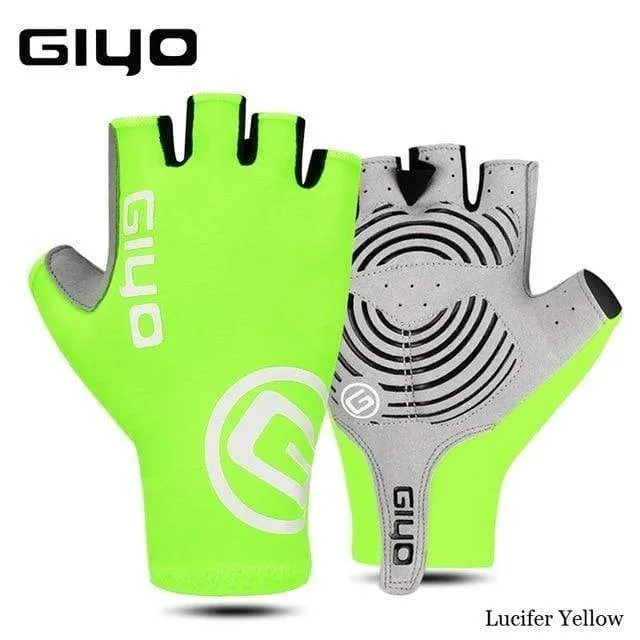 Brechender Wind Radfahren Halbfinger-Handschuhe Anti-Rutsch-Fahrrad-Lycra-Stoff-Fäustlinge MTB-Handschuhe Racing Rennrad-Handschuh
