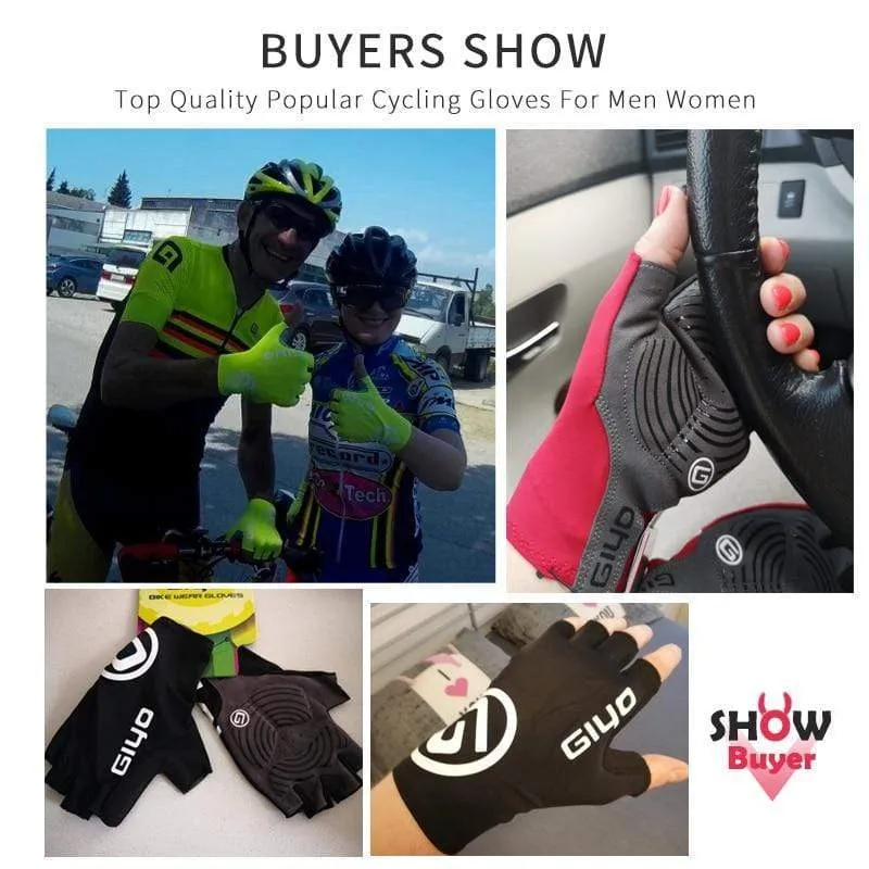 Brechender Wind Radfahren Halbfinger-Handschuhe Anti-Rutsch-Fahrrad-Lycra-Stoff-Fäustlinge MTB-Handschuhe Racing Rennrad-Handschuh