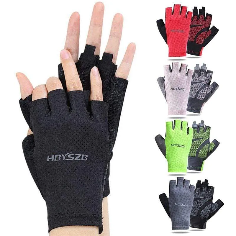 Fahrradhandschuhe für Herren, fingerlose Handschuhe für Fahrradzubehör, rutschfeste Damenhandschuhe, Motorrad-Fahrhandschuhe