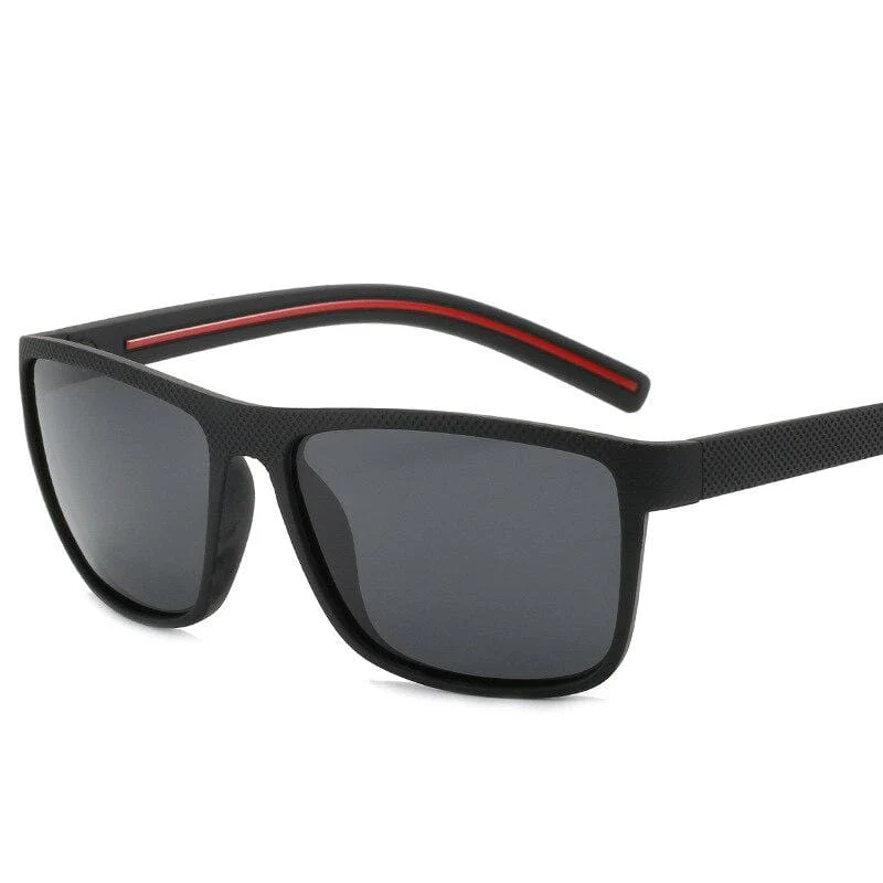 Polarisierte Sonnenbrille für Männer Kunststoff Oculos de Sol Herrenmode Square Driving Eyewear Travel Sun Glass