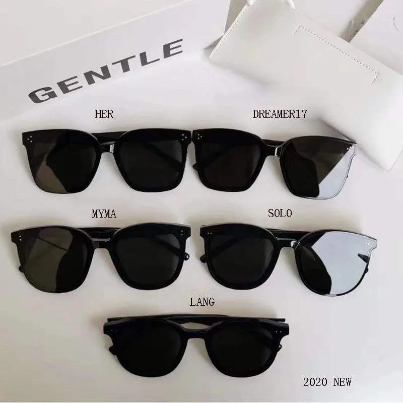 Korea Brand Design GENTLE Sonnenbrillen Damen Herren Acetat Überlegene Qualität Beliebte Sonnenbrillen Mit Originaletui