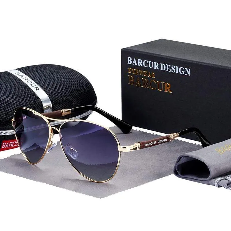Design Sonnenbrille aus Titanlegierung, polarisierte Sonnenbrille für Herren und Damen, Pilotenbrille mit Farbverlauf, verspiegelte Sonnenbrillen, Oculos de Sol