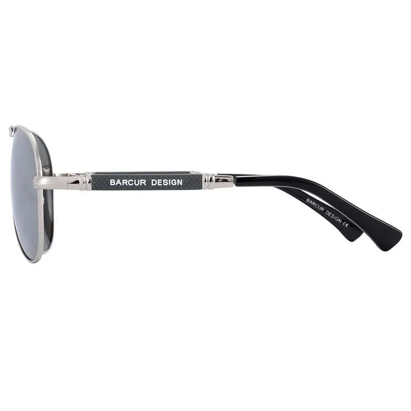 Design Sonnenbrille aus Titanlegierung, polarisierte Sonnenbrille für Herren und Damen, Pilotenbrille mit Farbverlauf, verspiegelte Sonnenbrillen, Oculos de Sol