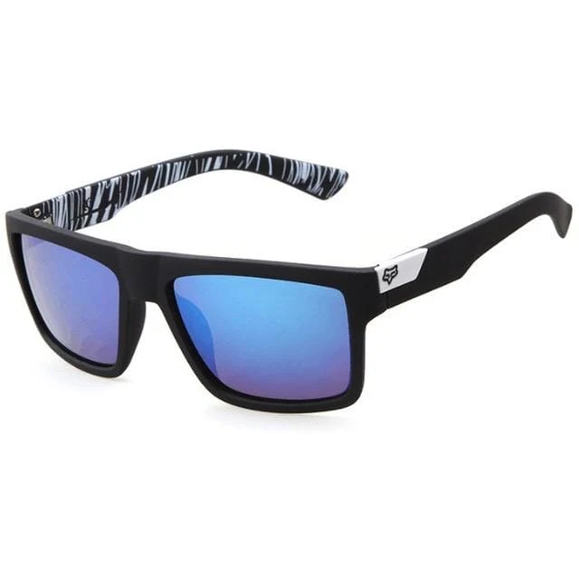Quadratische übergroße Sonnenbrille für Herren und Damen im europäischen und amerikanischen Stil, für Sport und Outdoor, bunt, reflektierende Sonnenbrille, UV400