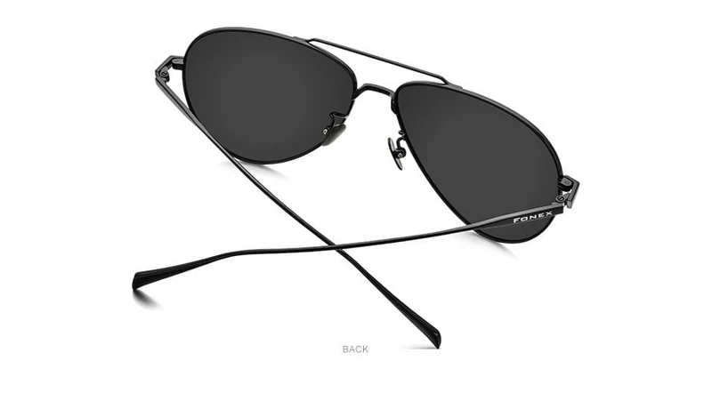 Polarisierte Sonnenbrille aus reinem Titan für Herren, für den Flugsport, Sonnenbrille für Herren, Neu, fürs Autofahren im Freien, Aviador, UV400-Schutz, 8507