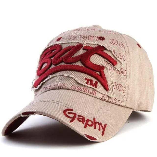 Baseballmütze Hüte Hip-Hop passte billige Hüte für Männer Frauen Gorras Hüte mit gebogener Krempe Schadenskappe