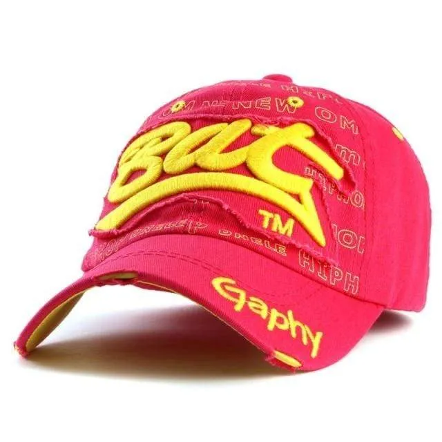Baseballmütze Hüte Hip-Hop passte billige Hüte für Männer Frauen Gorras Hüte mit gebogener Krempe Schadenskappe