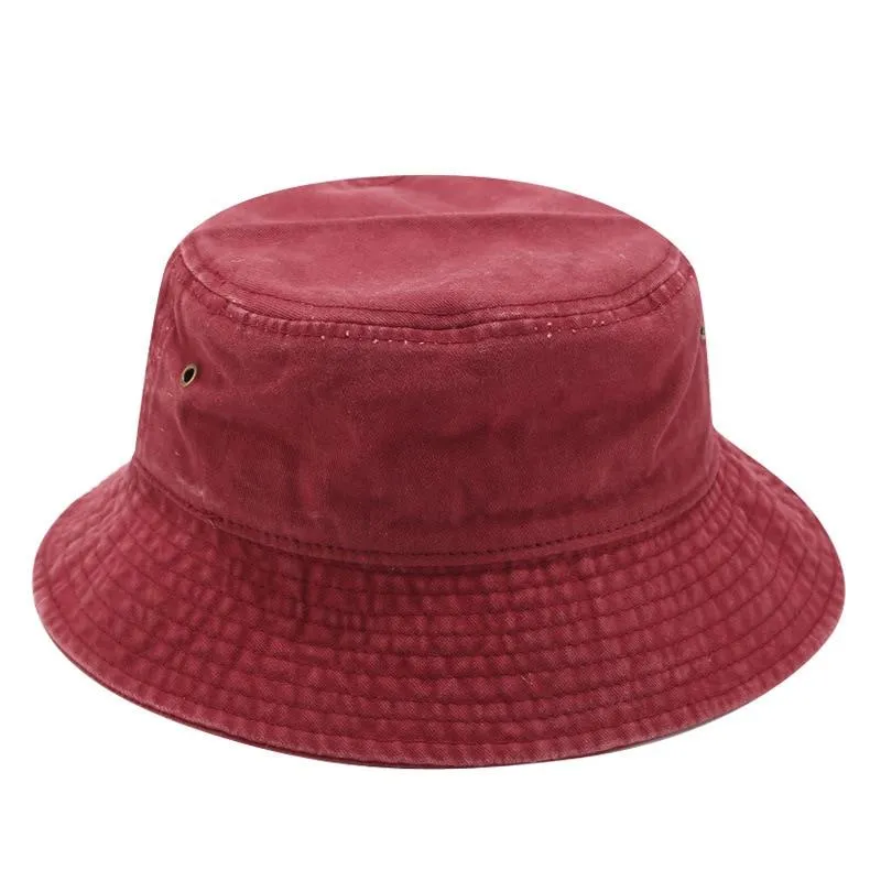 Fischer Hut Panama Denim Eimer Hüte Outdoor Männer Frauen Gewaschen Baumwolle Eimer Kappe Mode Hip Hop Gorros Bob Hut