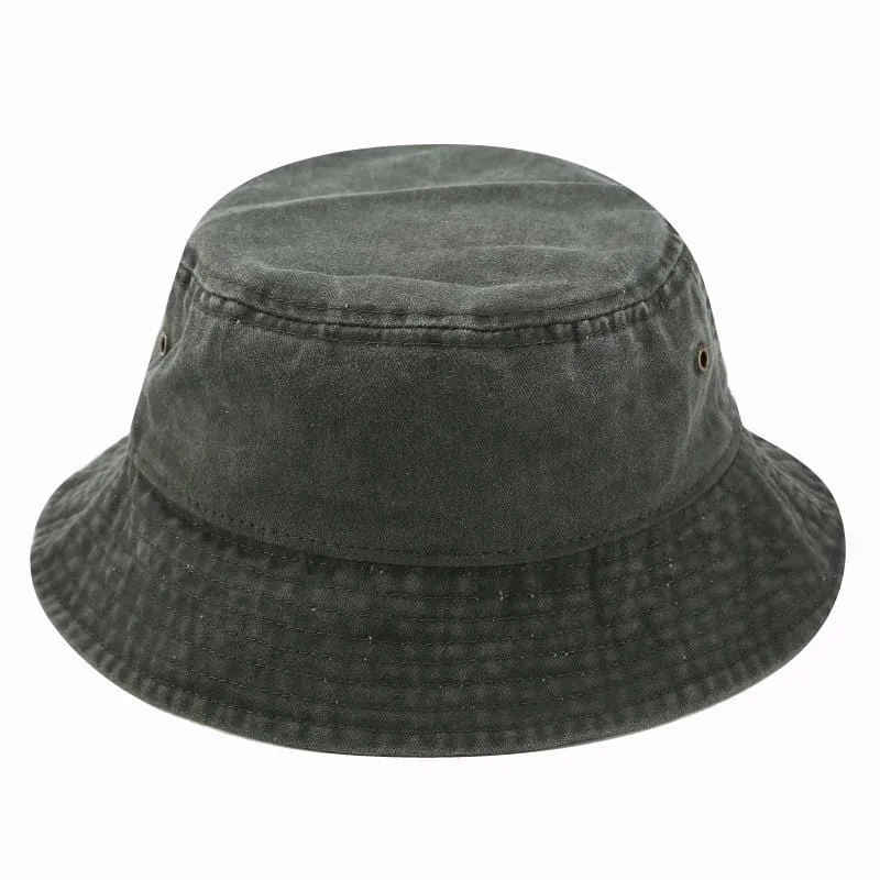 Fischer Hut Panama Denim Eimer Hüte Outdoor Männer Frauen Gewaschen Baumwolle Eimer Kappe Mode Hip Hop Gorros Bob Hut