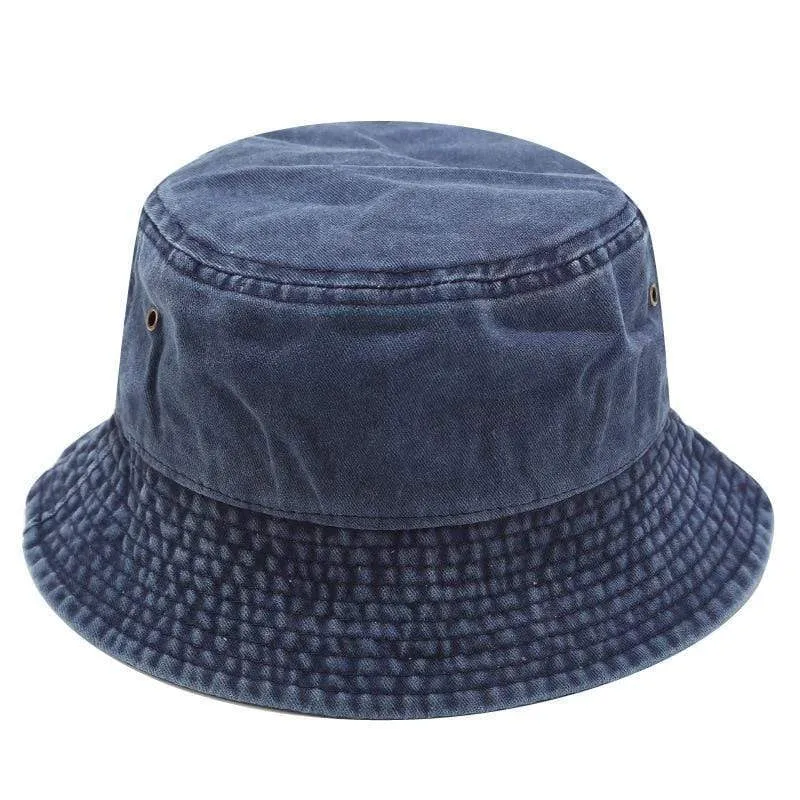 Fischer Hut Panama Denim Eimer Hüte Outdoor Männer Frauen Gewaschen Baumwolle Eimer Kappe Mode Hip Hop Gorros Bob Hut