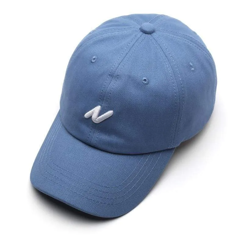 Lässige Baseballkappe für Damen und Herren, modische N-Stickerei, Sommer-Visierkappe, Jungen- und Mädchen-Baumwoll-Hysteresenhut, Casquette