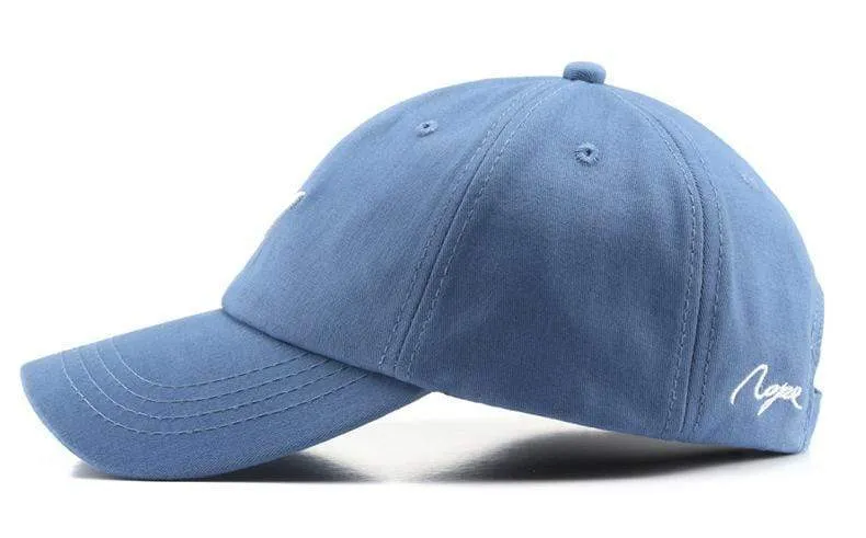 Lässige Baseballkappe für Damen und Herren, modische N-Stickerei, Sommer-Visierkappe, Jungen- und Mädchen-Baumwoll-Hysteresenhut, Casquette