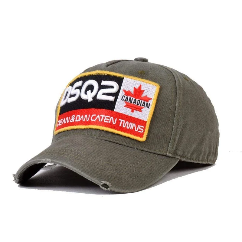 DSQ2 Buchstaben Casquette Hüte Stickerei Papa Hip Hop Baseball Cap DSQ Hut Schwarz Snapback Hut Kappe für Mann Frau