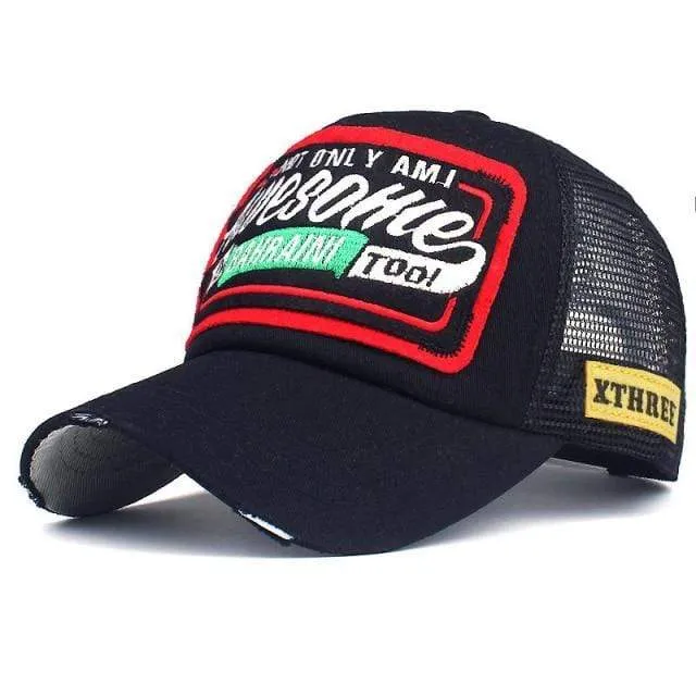 Baseballmütze Stickerei Mesh Mütze Hüte für Männer Frauen Snapback Gorras Hombre Hüte Lässige Hip Hop Mützen Papa Casquette