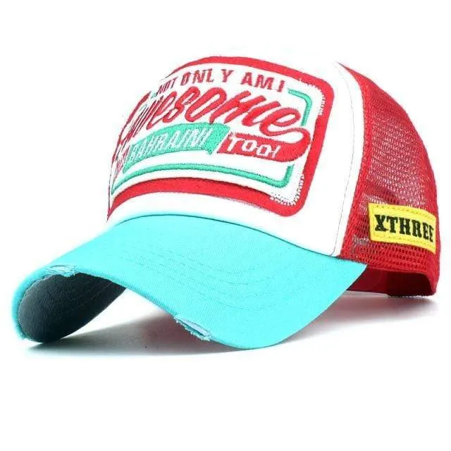 Baseballmütze Stickerei Mesh Mütze Hüte für Männer Frauen Snapback Gorras Hombre Hüte Lässige Hip Hop Mützen Papa Casquette
