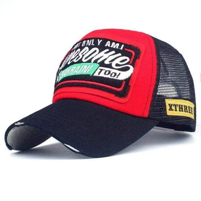 Baseballmütze Stickerei Mesh Mütze Hüte für Männer Frauen Snapback Gorras Hombre Hüte Lässige Hip Hop Mützen Papa Casquette