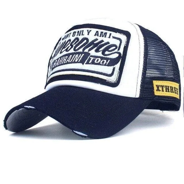 Baseballmütze Stickerei Mesh Mütze Hüte für Männer Frauen Snapback Gorras Hombre Hüte Lässige Hip Hop Mützen Papa Casquette