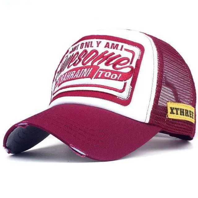 Baseballmütze Stickerei Mesh Mütze Hüte für Männer Frauen Snapback Gorras Hombre Hüte Lässige Hip Hop Mützen Papa Casquette