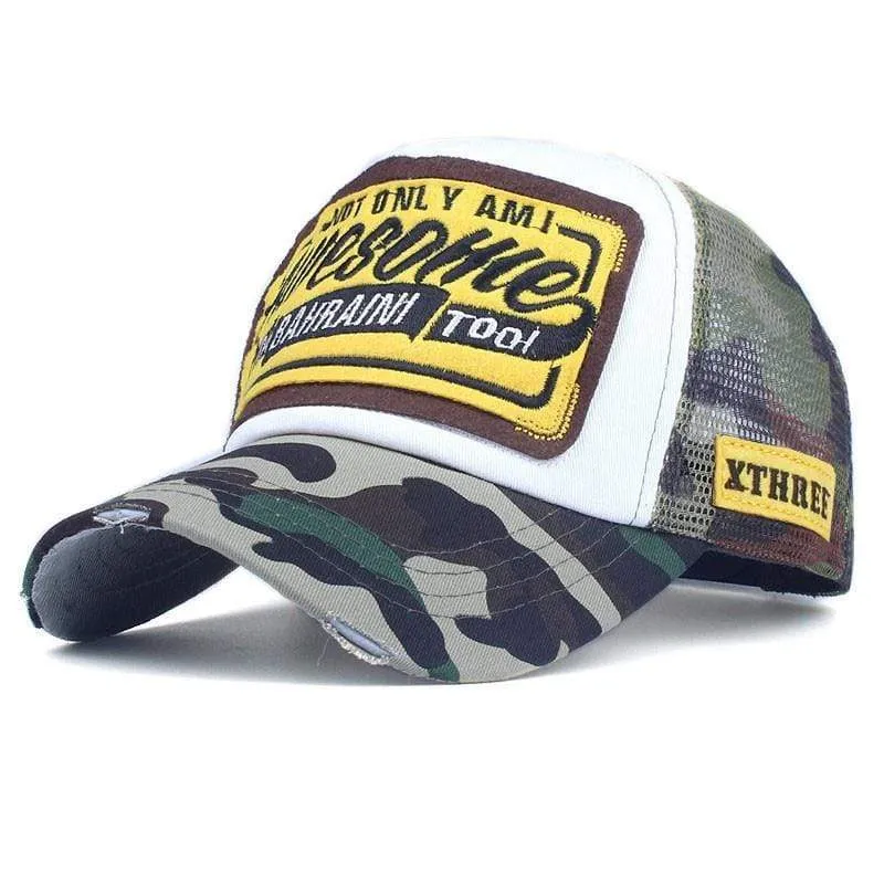 Baseballmütze Stickerei Mesh Mütze Hüte für Männer Frauen Snapback Gorras Hombre Hüte Lässige Hip Hop Mützen Papa Casquette