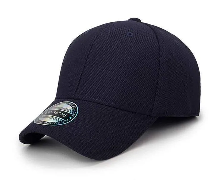 Baseball Cap Männer Snapback Hüte Caps Männer Ausgestattet Geschlossen Volle Kappe Frauen Gorras Knochen Männlich Trucker Hut Casquette Outdoor schwarz