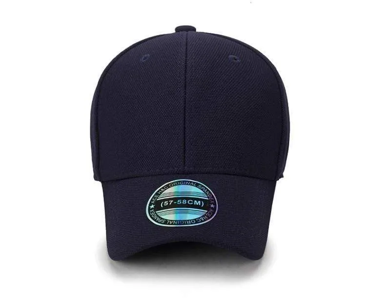 Baseball Cap Männer Snapback Hüte Caps Männer Ausgestattet Geschlossen Volle Kappe Frauen Gorras Knochen Männlich Trucker Hut Casquette Outdoor schwarz