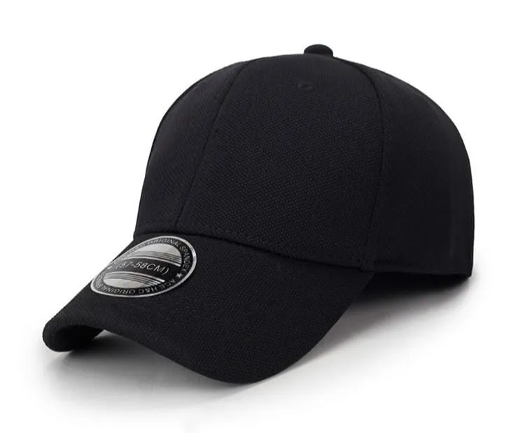 Baseball Cap Männer Snapback Hüte Caps Männer Ausgestattet Geschlossen Volle Kappe Frauen Gorras Knochen Männlich Trucker Hut Casquette Outdoor schwarz