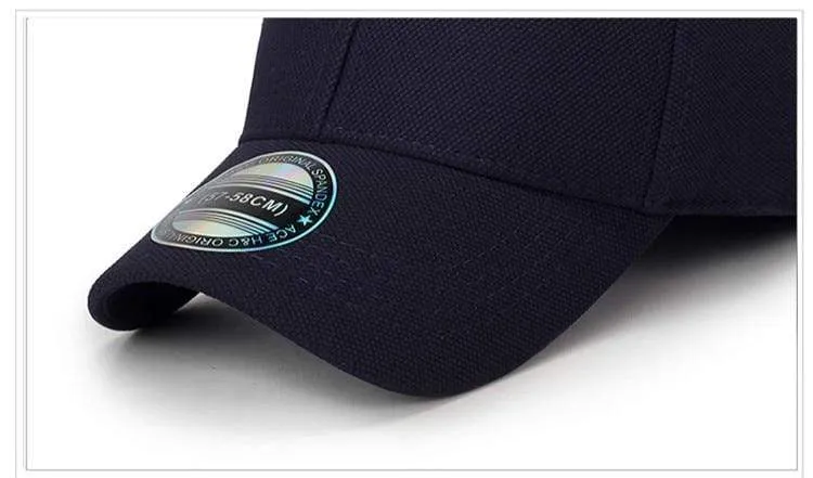 Baseball Cap Männer Snapback Hüte Caps Männer Ausgestattet Geschlossen Volle Kappe Frauen Gorras Knochen Männlich Trucker Hut Casquette Outdoor schwarz