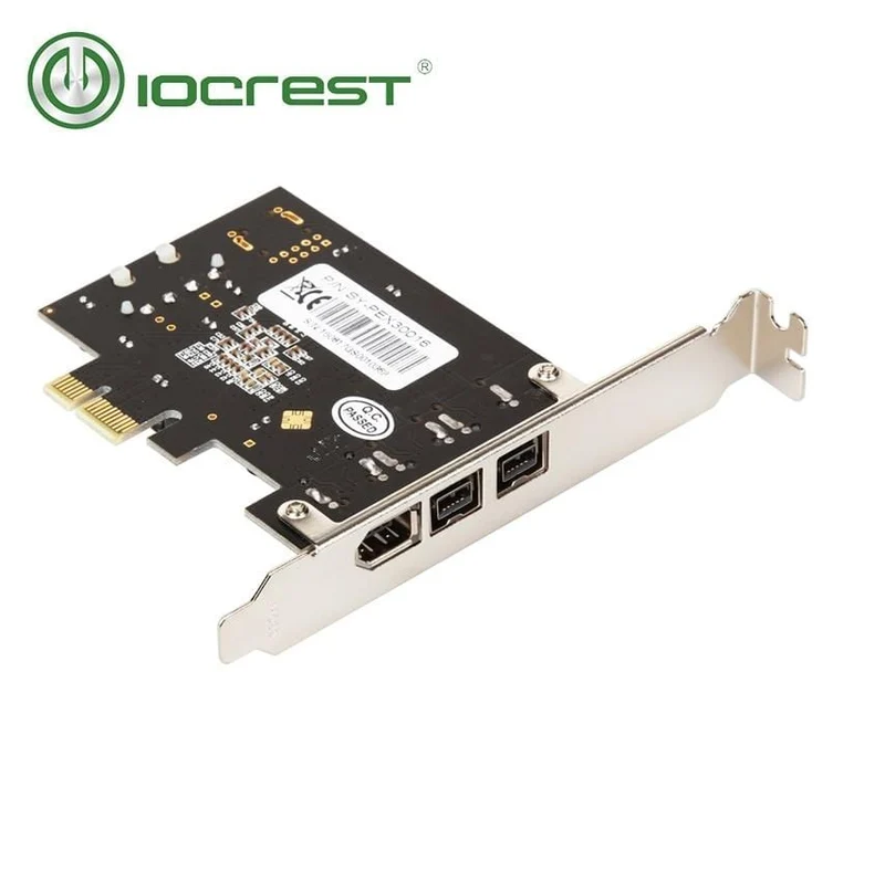 PCI Express 3-Port-Firewire 1394B & 1394A PCIe 1.1 x1-Karte TI XIO2213B-Chipsatz