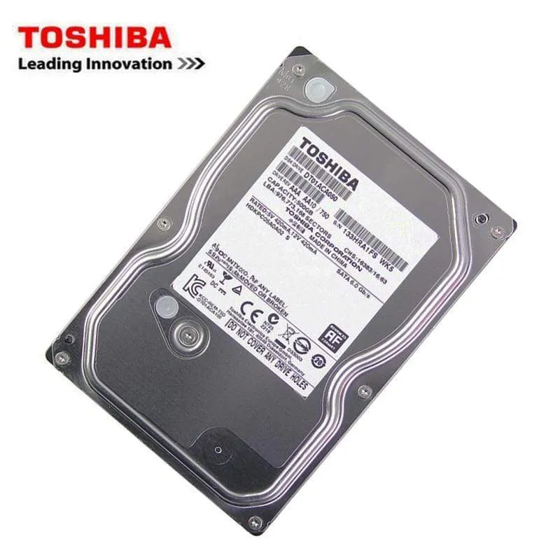 Toshiba 500 GB Desktop-Computer Festplatte 3.5 "interne mechanische Festplatte SATA3 6 Gbit / s Festplatte 1 TB 2 TB 5700-7200 U / min Puffer