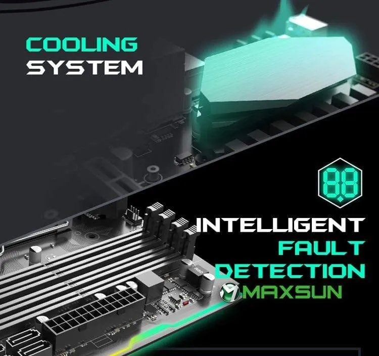 Neues Motherboard iCraft B460M WIFI6-PC-Mainboard-Kit Zweikanal-DDR4-RGB-SATA3.0-VGA-LGA1200-Computerzubehör