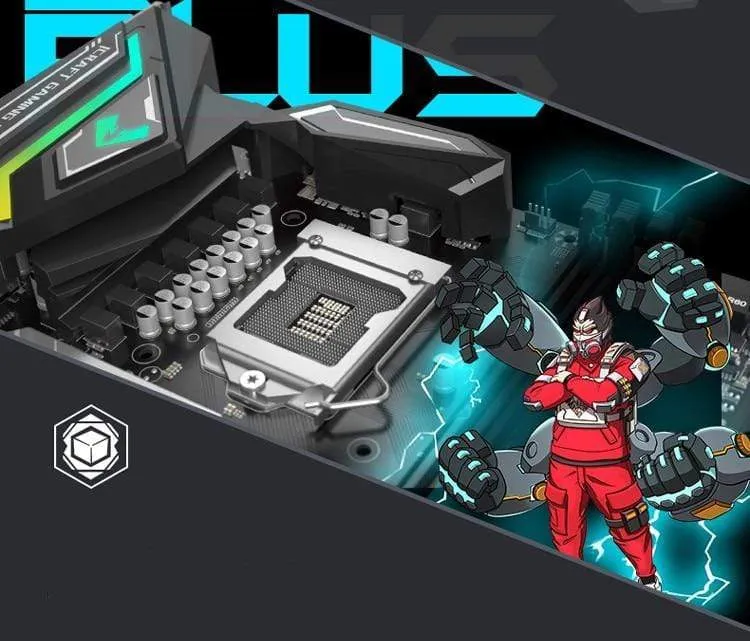 Neues Motherboard iCraft B460M WIFI6-PC-Mainboard-Kit Zweikanal-DDR4-RGB-SATA3.0-VGA-LGA1200-Computerzubehör