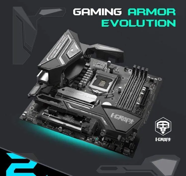 Neues Motherboard iCraft B460M WIFI6-PC-Mainboard-Kit Zweikanal-DDR4-RGB-SATA3.0-VGA-LGA1200-Computerzubehör