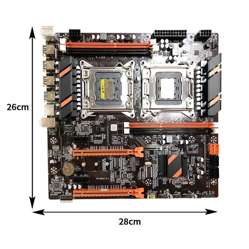 X99 Dual-Computer-LGA2011-CPU RECC DDR4, Placa-Basis für das X79-Dual-CPU-Motherboard