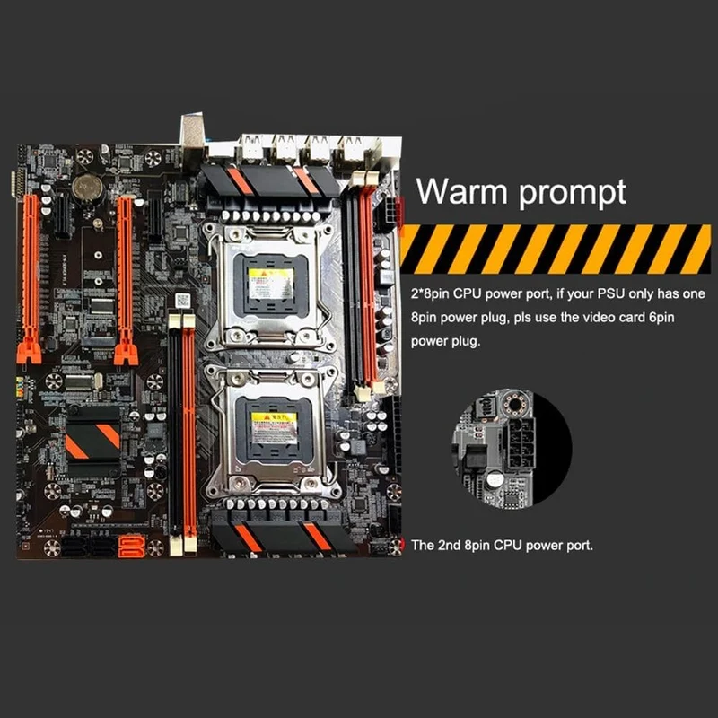 X99 Dual-Computer-LGA2011-CPU RECC DDR4, Placa-Basis für das X79-Dual-CPU-Motherboard