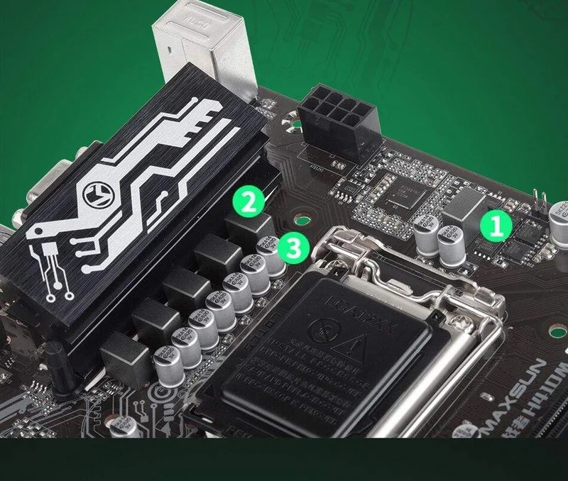 Motherboard Challenger H410M USB3.1 LGA1200 M-ATX SATA 3.0 PCI-E NVME-Unterstützung Intel 10th Core Dual Channel DDR4