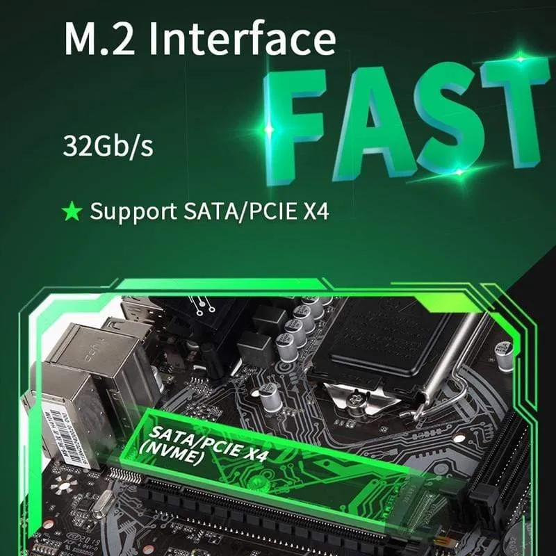 Motherboard Challenger H410M USB3.1 LGA1200 M-ATX SATA 3.0 PCI-E NVME-Unterstützung Intel 10th Core Dual Channel DDR4