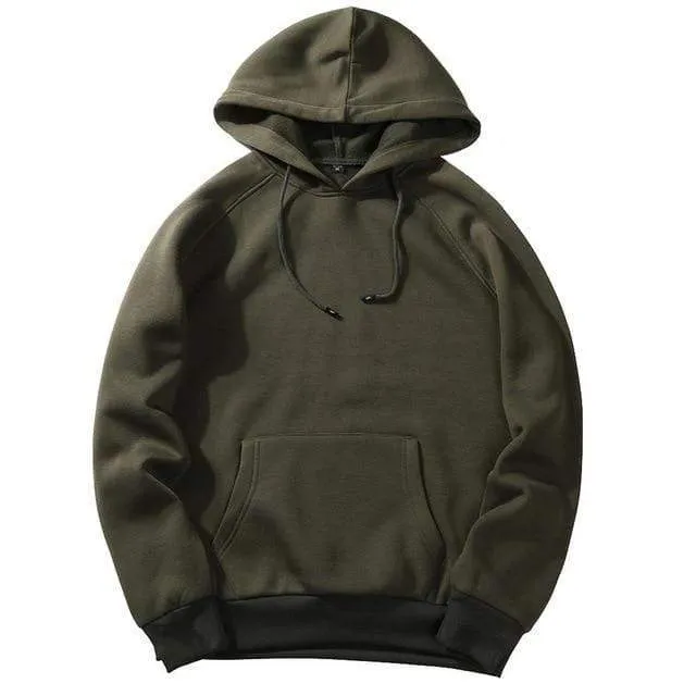 Herbst Mode Hoodie Männlichen Warme Fleece Mantel Mit Kapuze Männer Marke Hoodies Sweatshirts EU Größe