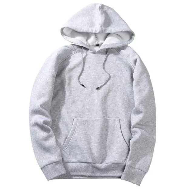 Herbst Mode Hoodie Männlichen Warme Fleece Mantel Mit Kapuze Männer Marke Hoodies Sweatshirts EU Größe