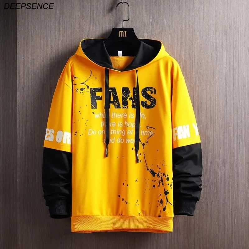 Herren Langarm Fashion Hoodie Tailliertes Sweatshirt Herren Lässige Kapuzensportbekleidung Herren Frühling Bequemer Hoodie
