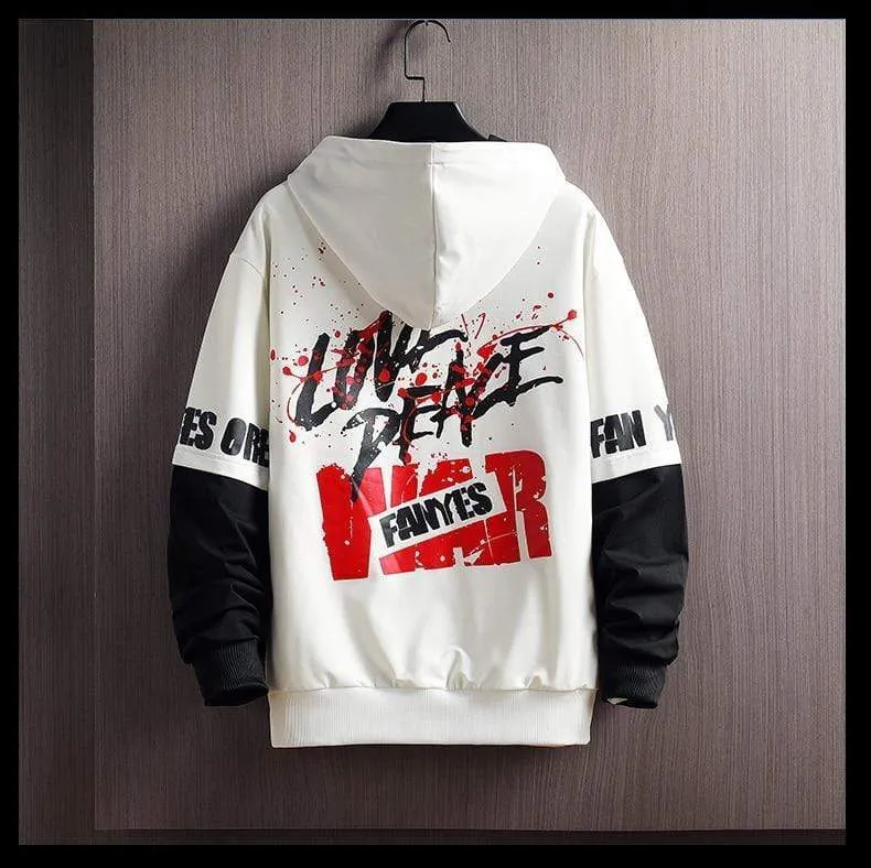 Herren Langarm Fashion Hoodie Tailliertes Sweatshirt Herren Lässige Kapuzensportbekleidung Herren Frühling Bequemer Hoodie