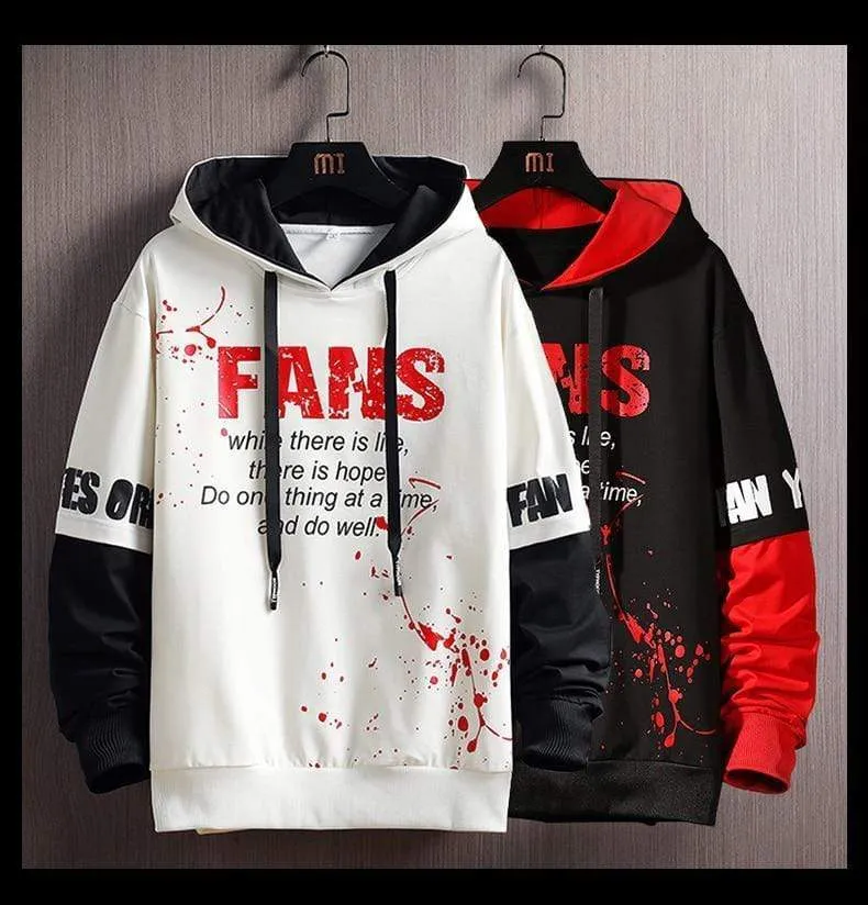 Herren Langarm Fashion Hoodie Tailliertes Sweatshirt Herren Lässige Kapuzensportbekleidung Herren Frühling Bequemer Hoodie