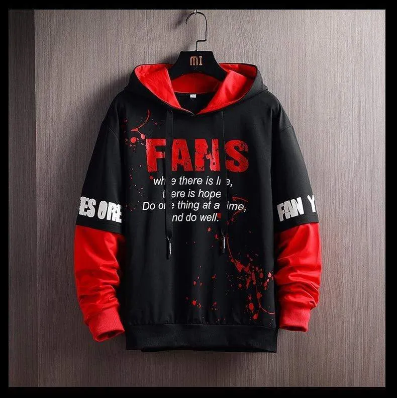 Herren Langarm Fashion Hoodie Tailliertes Sweatshirt Herren Lässige Kapuzensportbekleidung Herren Frühling Bequemer Hoodie