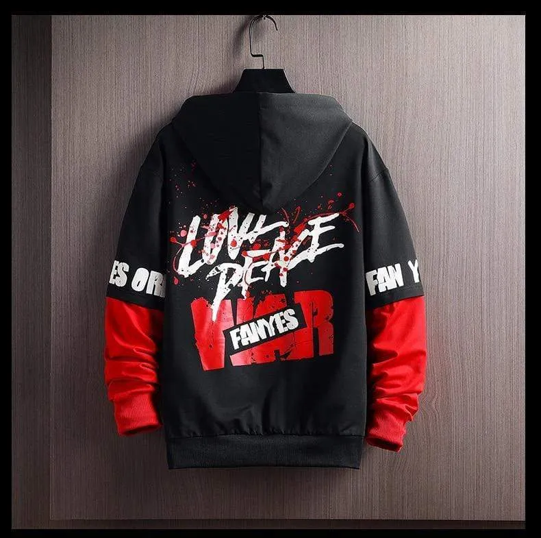 Herren Langarm Fashion Hoodie Tailliertes Sweatshirt Herren Lässige Kapuzensportbekleidung Herren Frühling Bequemer Hoodie