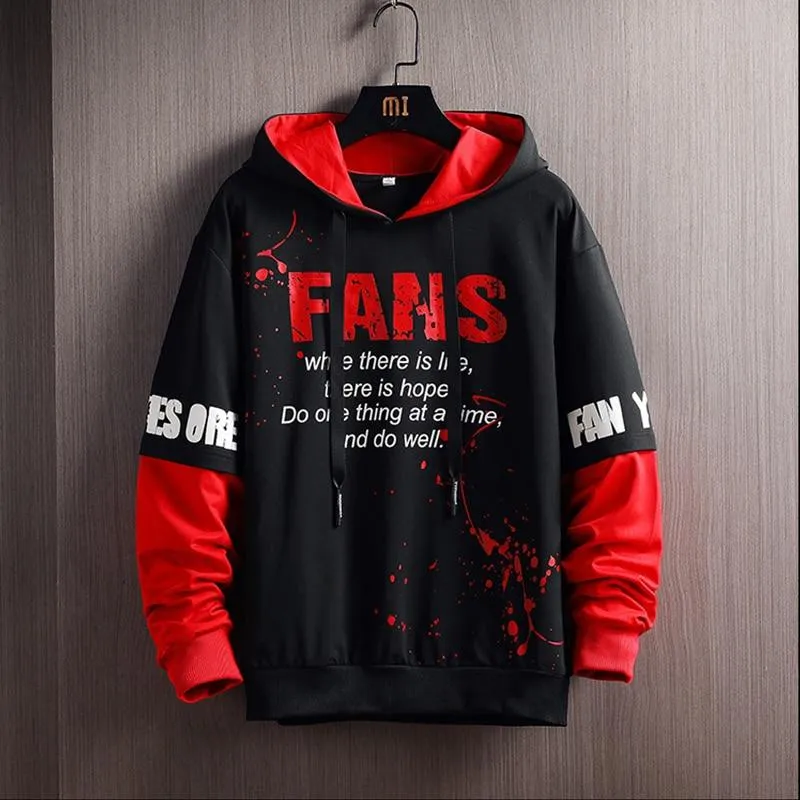 Herren Langarm Fashion Hoodie Tailliertes Sweatshirt Herren Lässige Kapuzensportbekleidung Herren Frühling Bequemer Hoodie