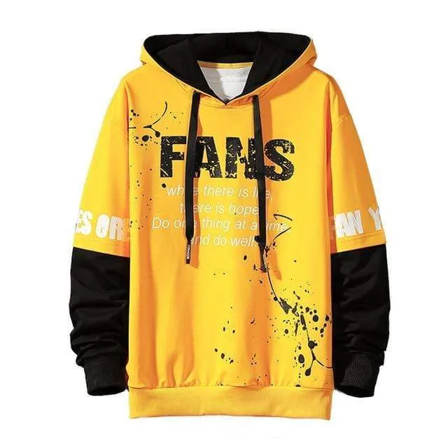 Herren Langarm Fashion Hoodie Tailliertes Sweatshirt Herren Lässige Kapuzensportbekleidung Herren Frühling Bequemer Hoodie