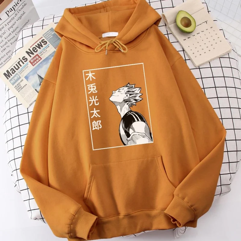 Haikyuu Bokuto Koutarou Print Hoodies Männer Hip Hop Casual Streetwear Fashion Lustige Sweatshirts Kuroo Anime Casual Hooded Herren