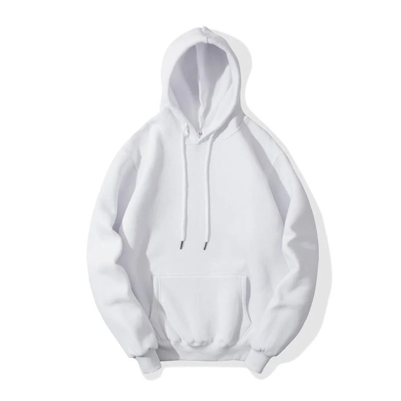 Herren Hoodies Hip Hop Streetwear Casual Hoodies Sweatshirts Elastizität Einfarbig Fleece Dicke Warme Gewindemanschetten