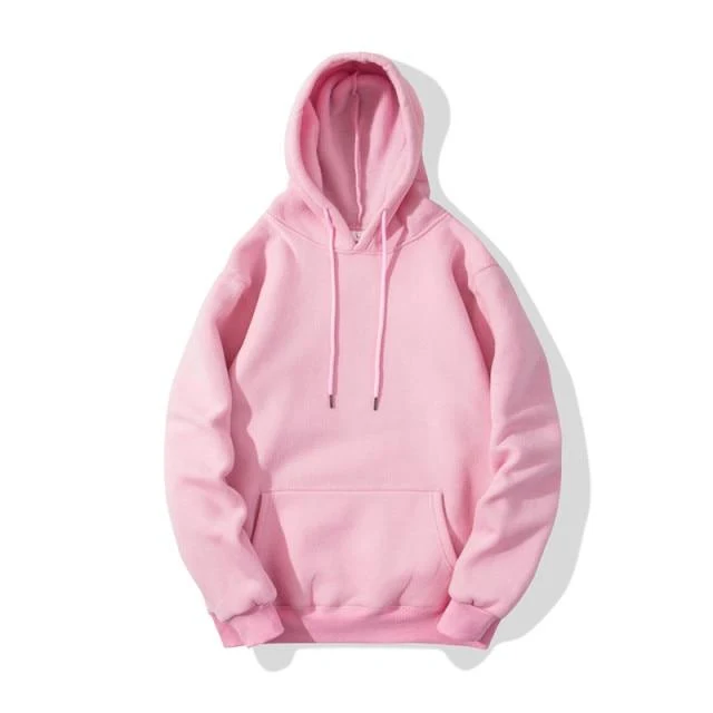 Herren Hoodies Hip Hop Streetwear Casual Hoodies Sweatshirts Elastizität Einfarbig Fleece Dicke Warme Gewindemanschetten