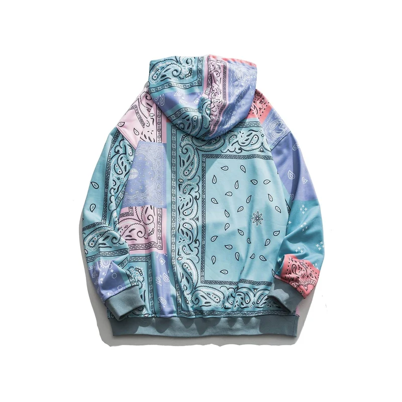 Patchwork Hoodies Sweatshirts Streetwear Herbst Herren Hip Hop Casual Mit Kapuze Pullover Hoodie Harajuku Tops WY086