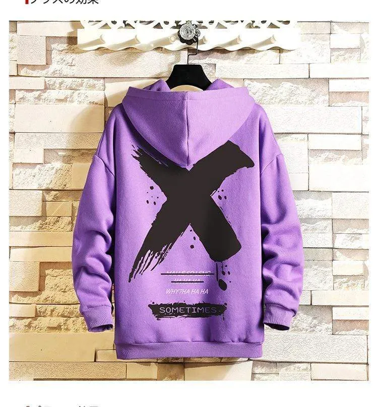 Japan Stil Casual Oansatz 2021 Frühling Herbst Druck Hoodie Sweatshirt Männer Dicke Fleece Hip Hop High Streetwear Kleidung